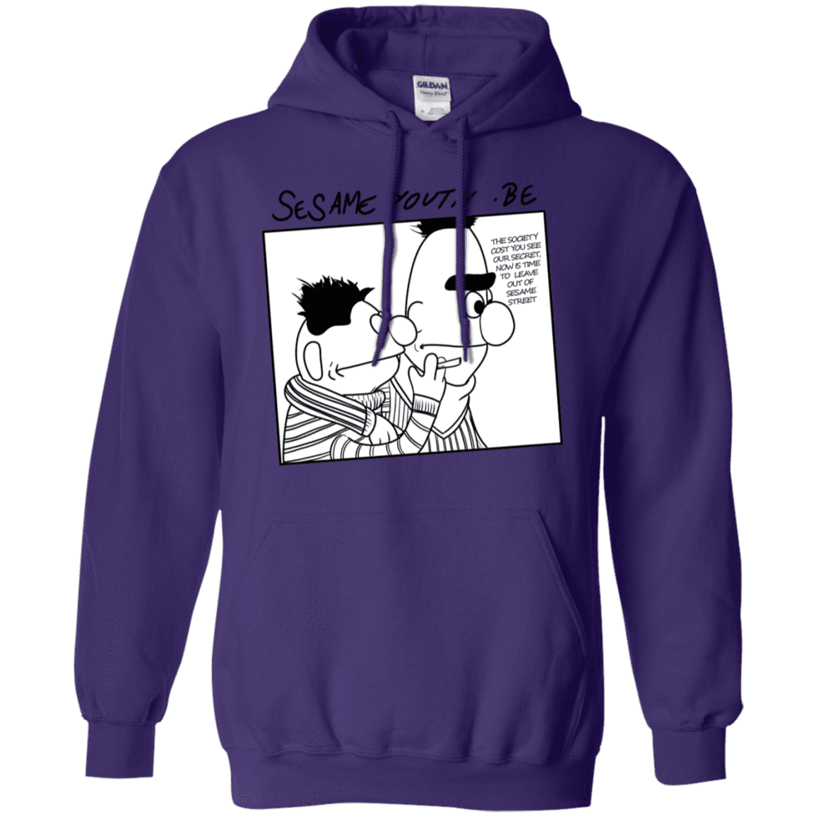 Sweatshirts Purple / S Sesame Youth Pullover Hoodie