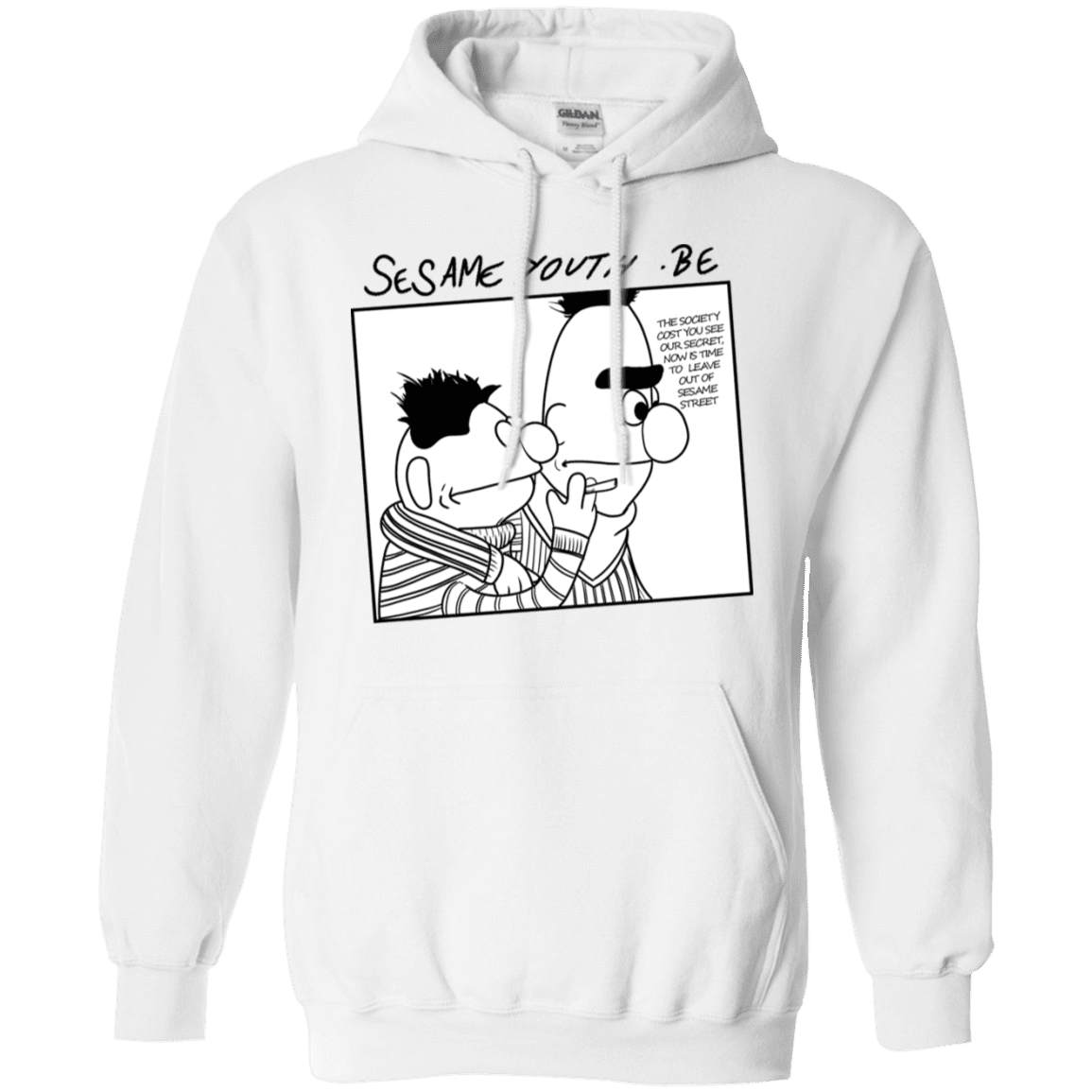 Sweatshirts White / S Sesame Youth Pullover Hoodie