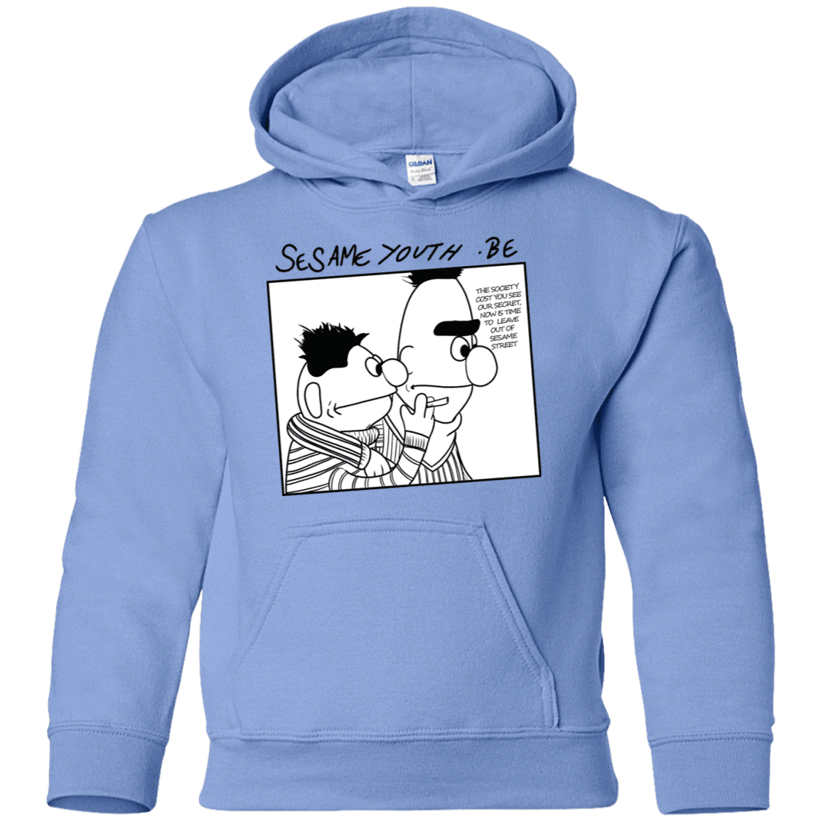 Sweatshirts Carolina Blue / YS Sesame Youth Youth Hoodie