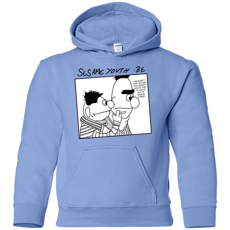 Sweatshirts Carolina Blue / YS Sesame Youth Youth Hoodie