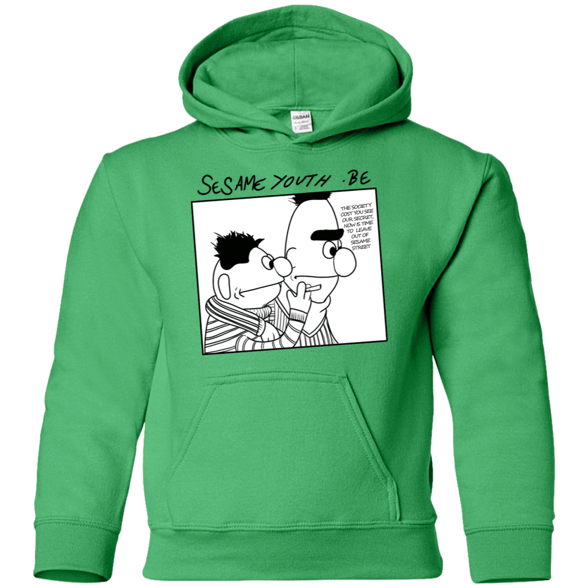 Sweatshirts Irish Green / YS Sesame Youth Youth Hoodie