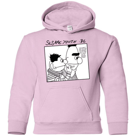 Sweatshirts Light Pink / YS Sesame Youth Youth Hoodie