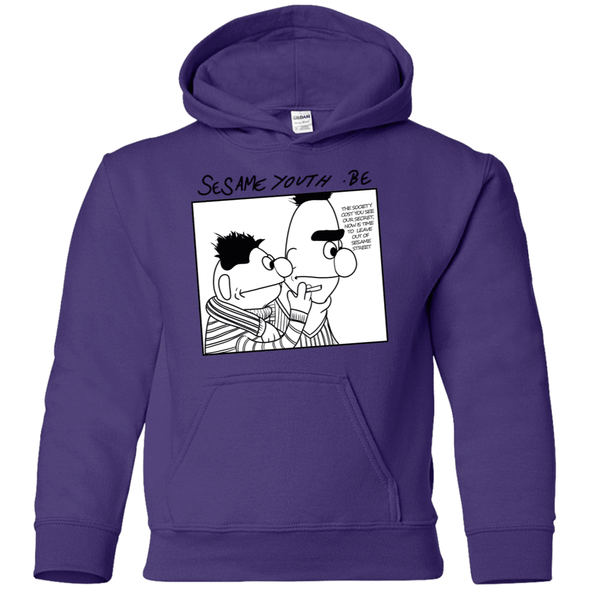 Sweatshirts Purple / YS Sesame Youth Youth Hoodie