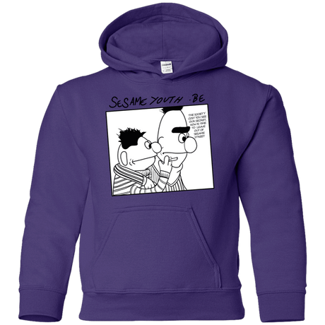 Sweatshirts Purple / YS Sesame Youth Youth Hoodie