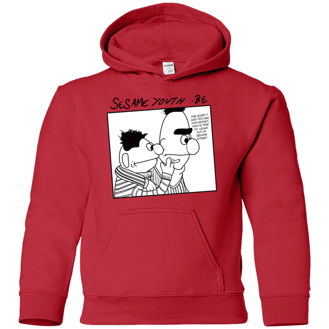 Sweatshirts Red / YS Sesame Youth Youth Hoodie