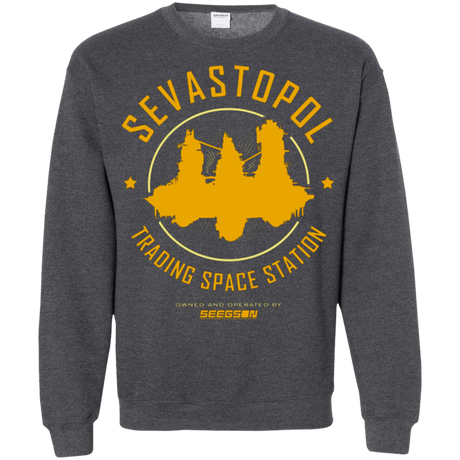 Sweatshirts Dark Heather / Small Sevastopol Station Crewneck Sweatshirt