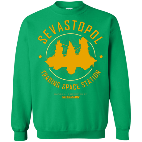 Sweatshirts Irish Green / Small Sevastopol Station Crewneck Sweatshirt