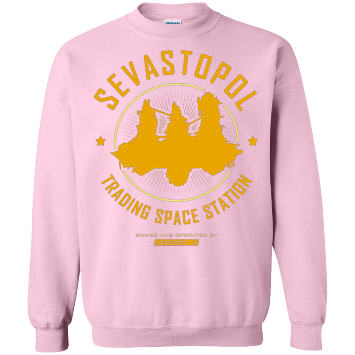 Sweatshirts Light Pink / Small Sevastopol Station Crewneck Sweatshirt