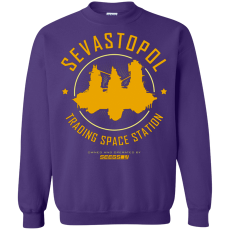 Sweatshirts Purple / Small Sevastopol Station Crewneck Sweatshirt