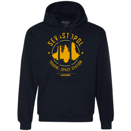 Sweatshirts Navy / Small Sevastopol Station Premium Fleece Hoodie