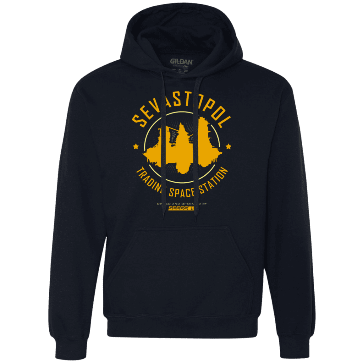 Sweatshirts Navy / Small Sevastopol Station Premium Fleece Hoodie