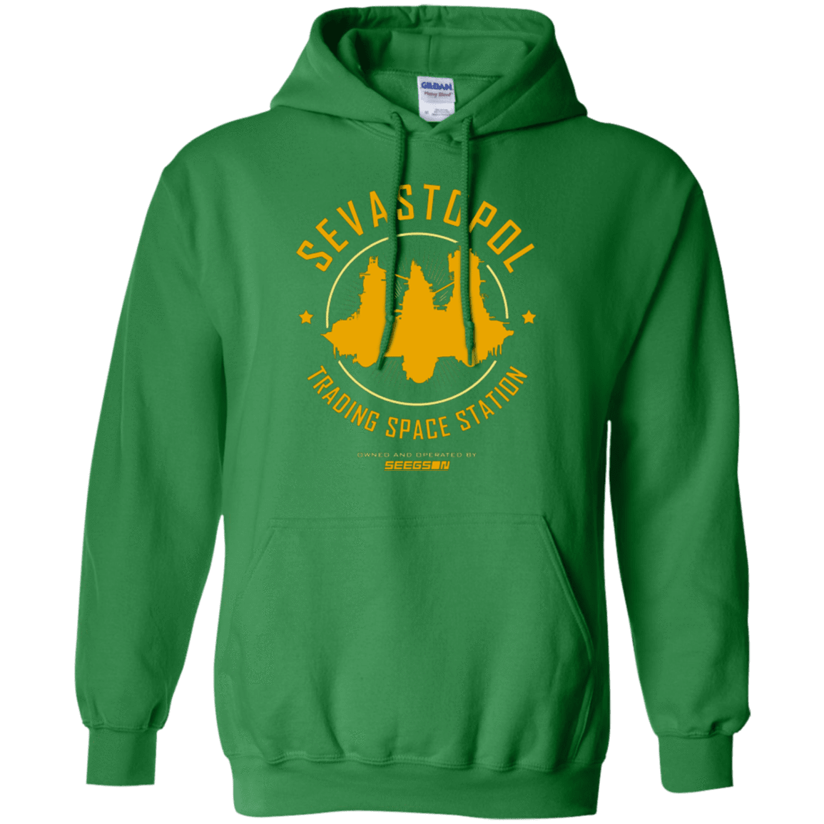 Sweatshirts Irish Green / Small Sevastopol Station Pullover Hoodie