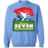 Sweatshirts Carolina Blue / S Seven Kingdoms Crewneck Sweatshirt