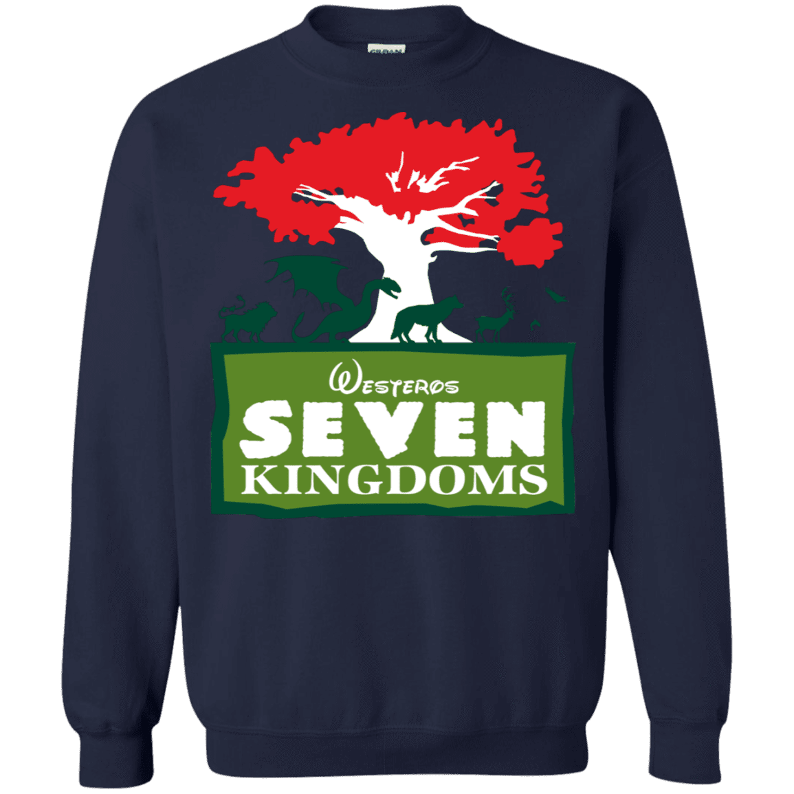 Sweatshirts Navy / S Seven Kingdoms Crewneck Sweatshirt