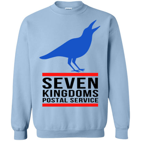 Sweatshirts Light Blue / Small Seven kingdoms postal service Crewneck Sweatshirt