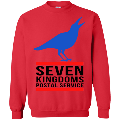 Sweatshirts Red / Small Seven kingdoms postal service Crewneck Sweatshirt