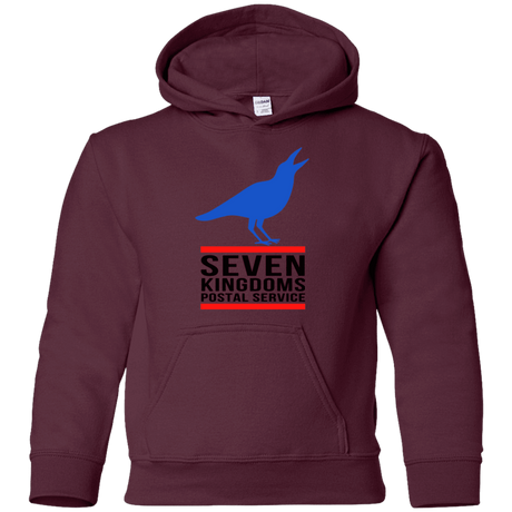 Sweatshirts Maroon / YS Seven kingdoms postal service Youth Hoodie