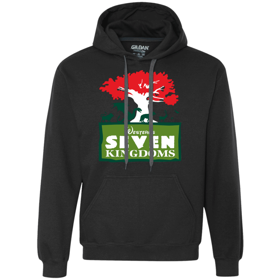 Sweatshirts Black / S Seven Kingdoms Premium Fleece Hoodie