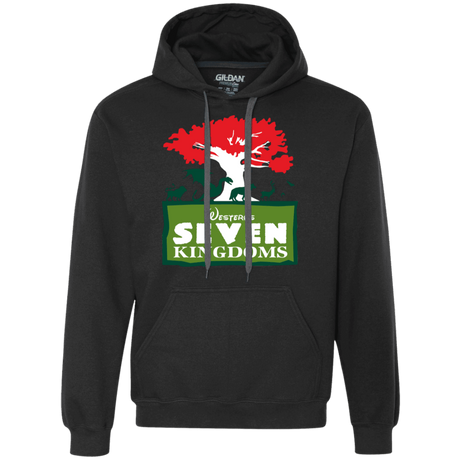 Sweatshirts Black / S Seven Kingdoms Premium Fleece Hoodie