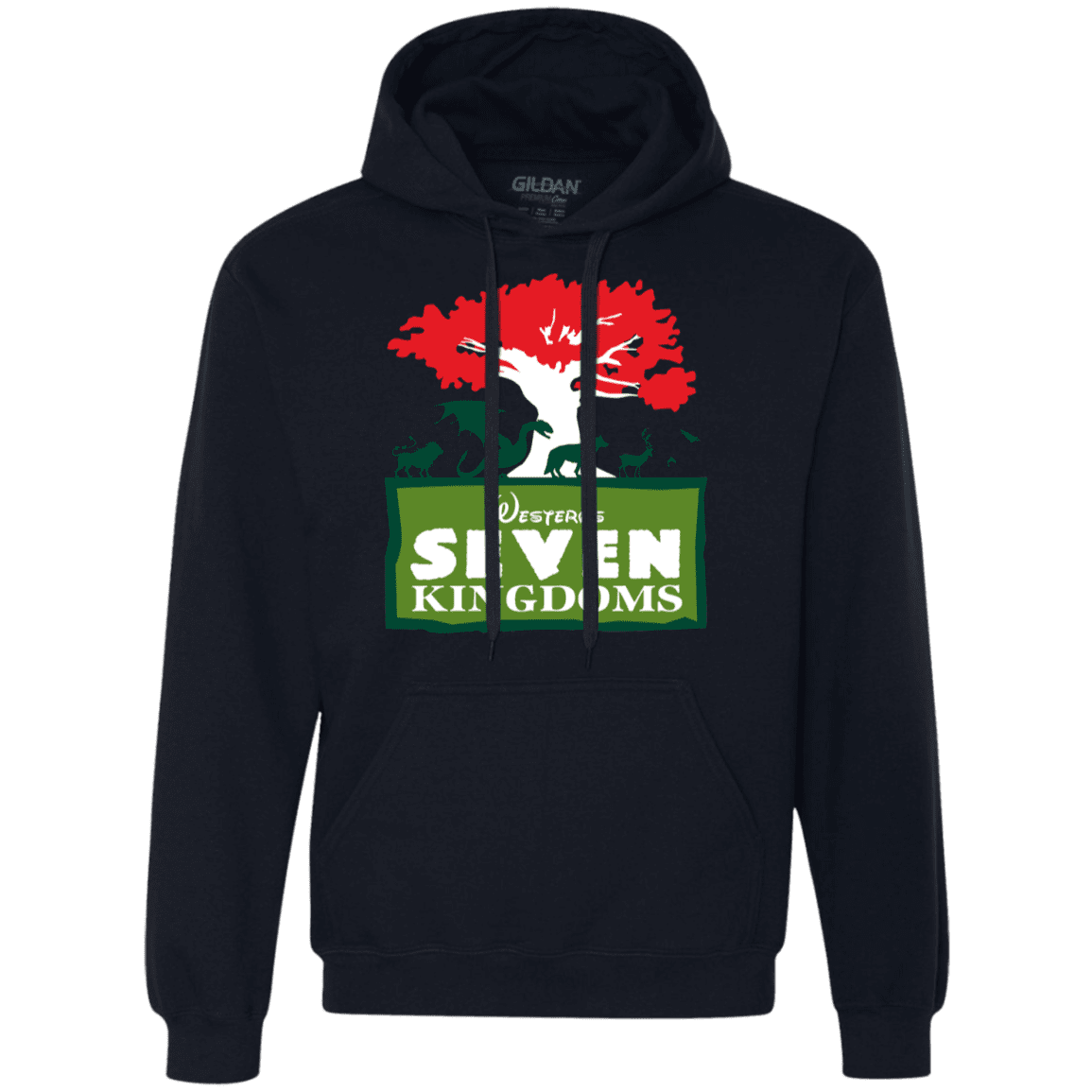 Sweatshirts Navy / S Seven Kingdoms Premium Fleece Hoodie