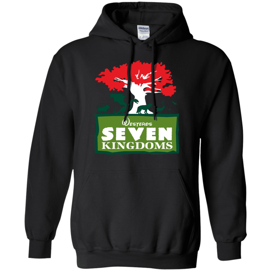 Sweatshirts Black / S Seven Kingdoms Pullover Hoodie