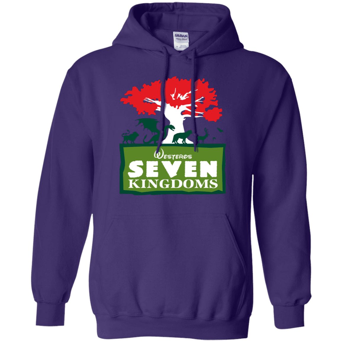 Sweatshirts Purple / S Seven Kingdoms Pullover Hoodie