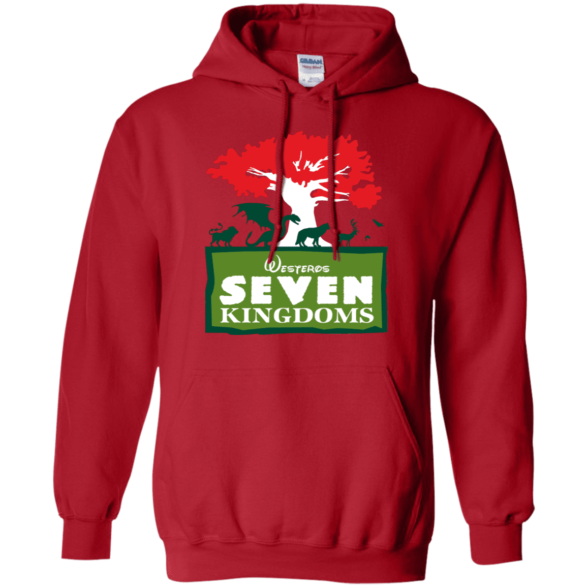 Sweatshirts Red / S Seven Kingdoms Pullover Hoodie