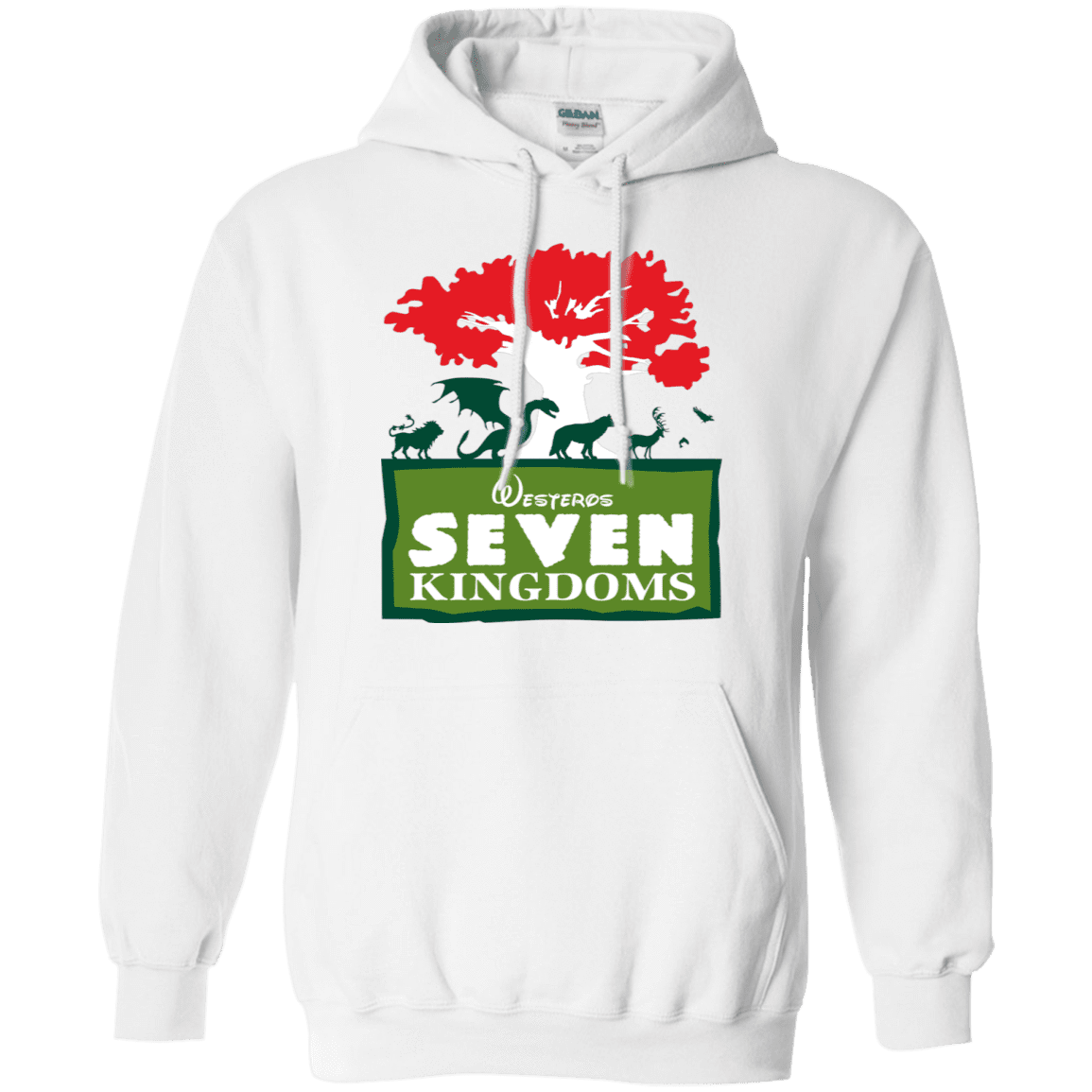 Sweatshirts White / S Seven Kingdoms Pullover Hoodie