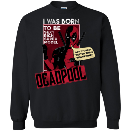 Sweatshirts Black / S Sexy Rich Super Model Crewneck Sweatshirt