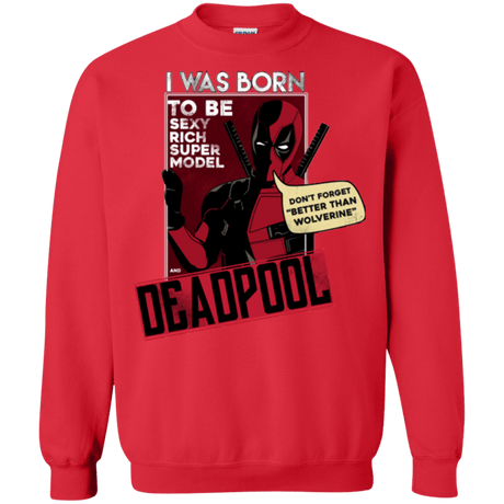 Sweatshirts Red / S Sexy Rich Super Model Crewneck Sweatshirt