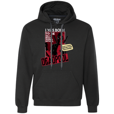 Sweatshirts Black / S Sexy Rich Super Model Premium Fleece Hoodie