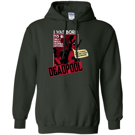 Sweatshirts Forest Green / S Sexy Rich Super Model Pullover Hoodie