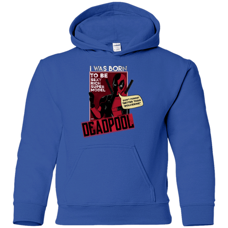 Sweatshirts Royal / YS Sexy Rich Super Model Youth Hoodie