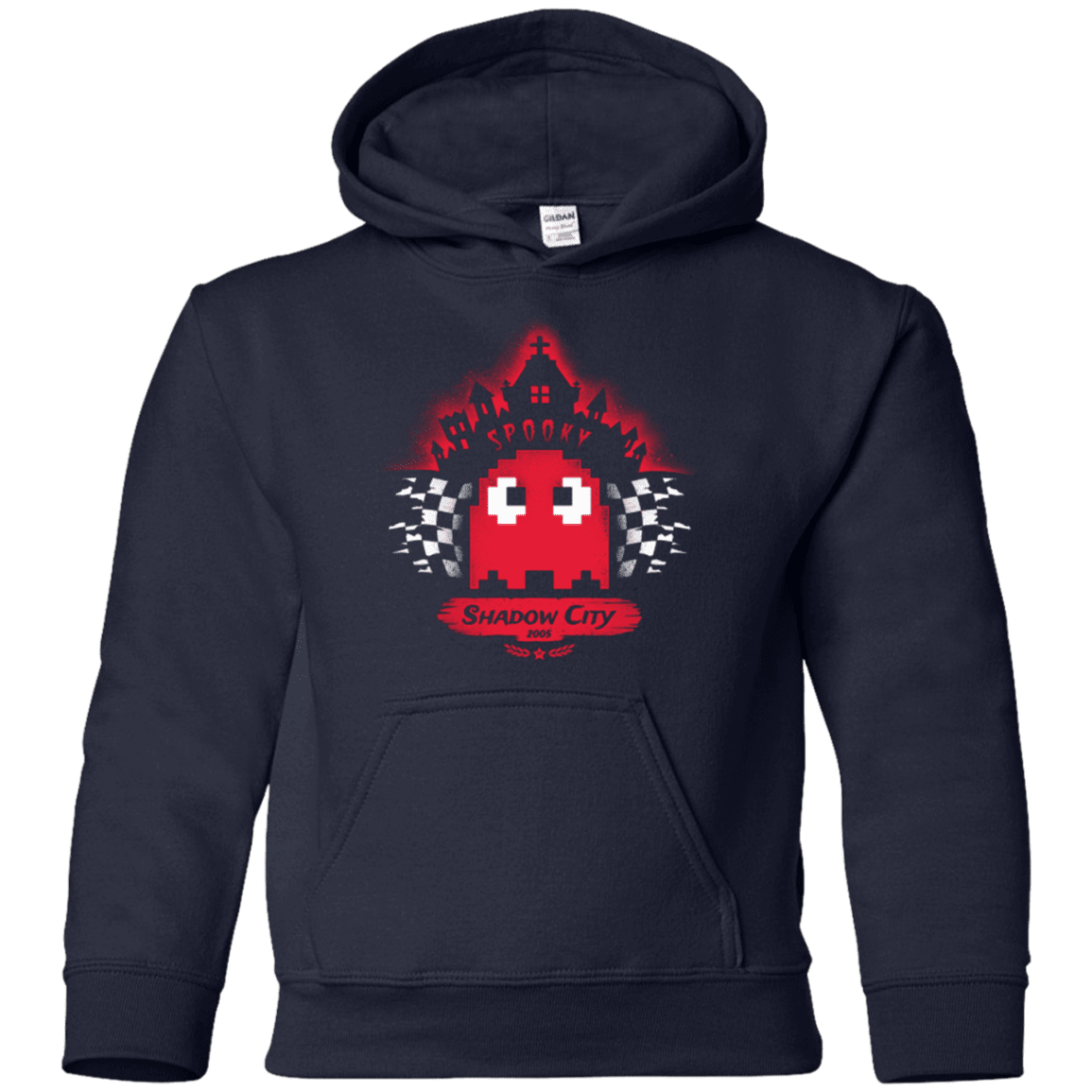 Sweatshirts Navy / YS Shadow City Youth Hoodie