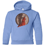 Sweatshirts Carolina Blue / YS Shadow Mismatch Youth Hoodie