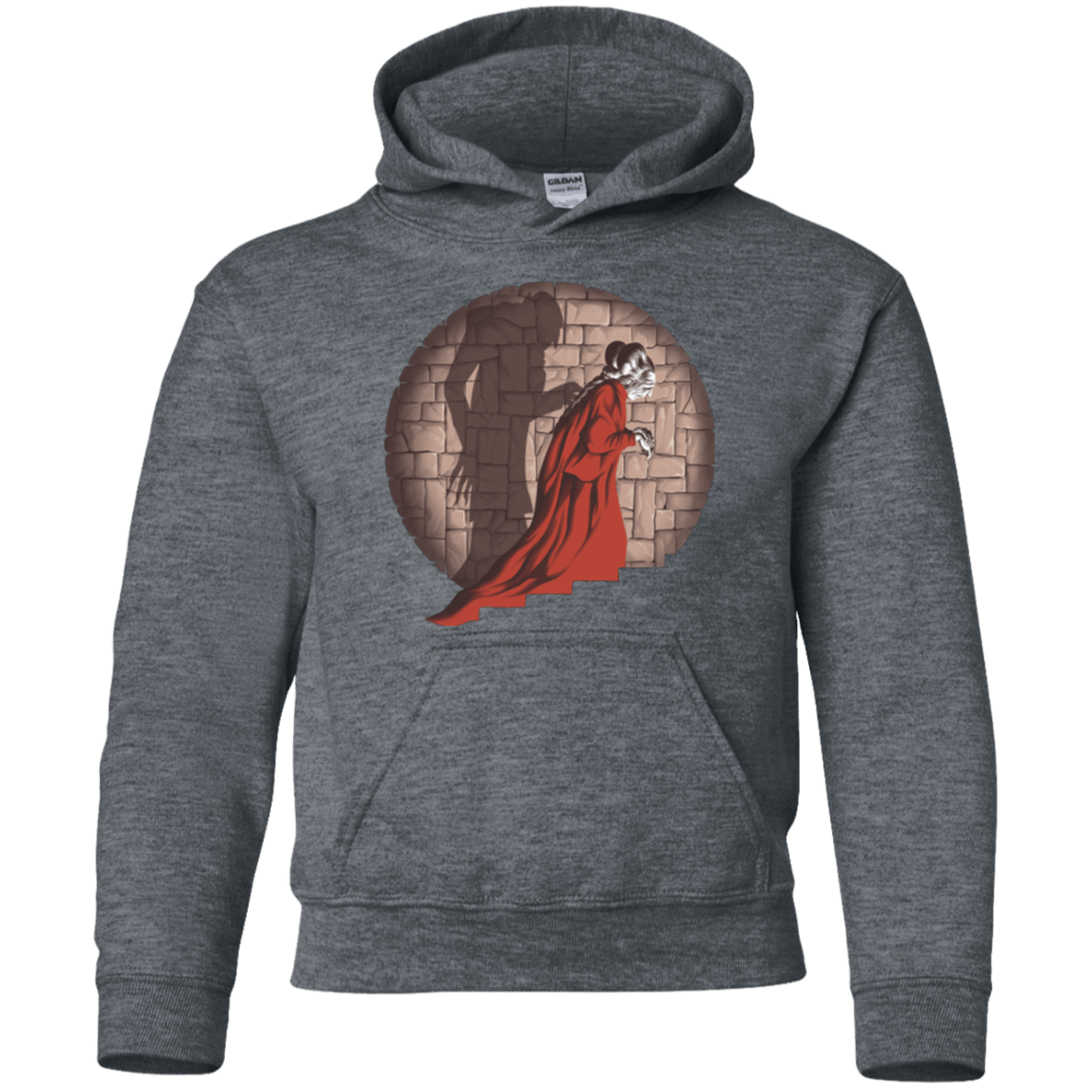 Sweatshirts Dark Heather / YS Shadow Mismatch Youth Hoodie