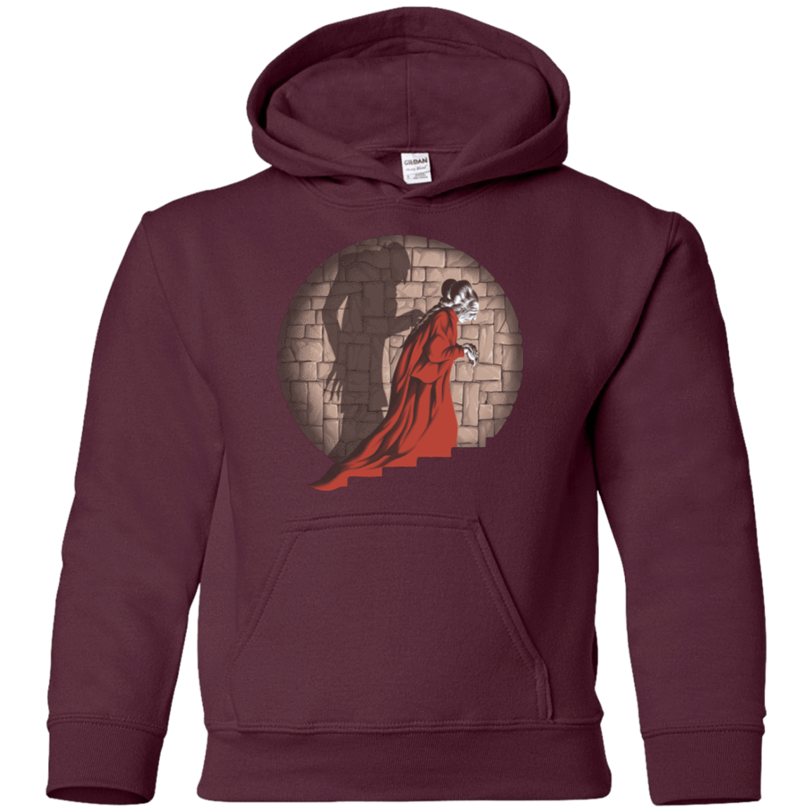 Sweatshirts Maroon / YS Shadow Mismatch Youth Hoodie