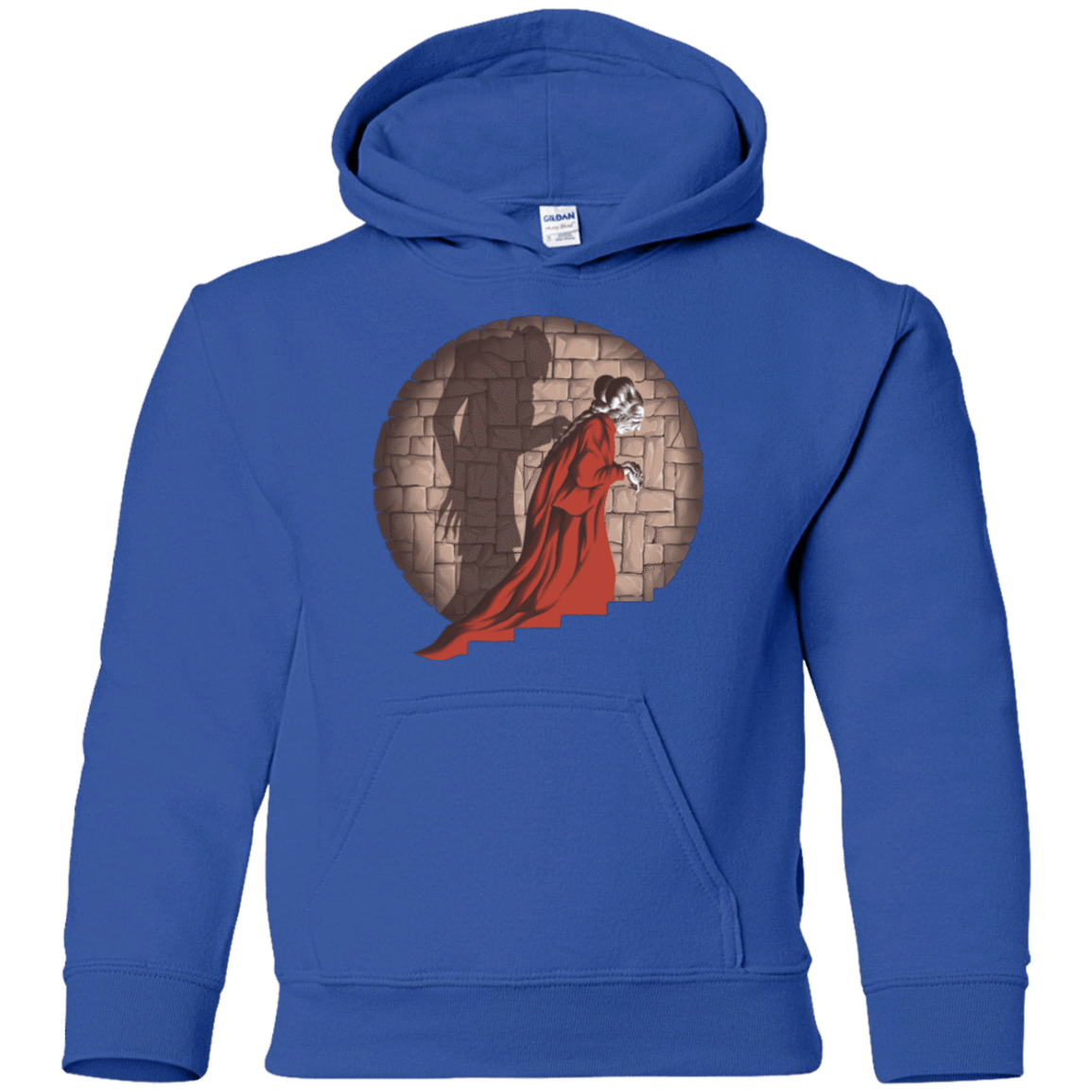Sweatshirts Royal / YS Shadow Mismatch Youth Hoodie