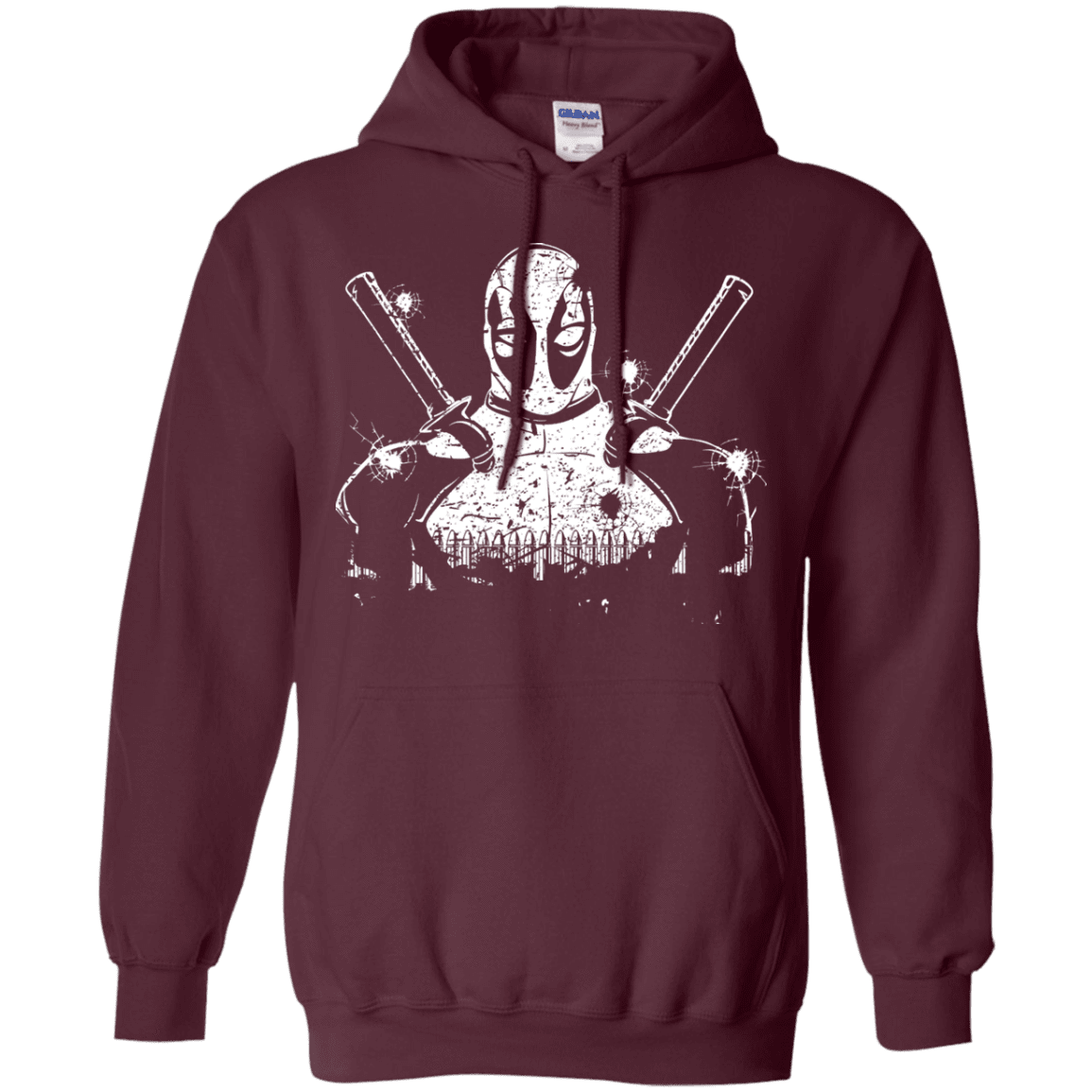 Sweatshirts Maroon / S Shadow of Mercenary Pullover Hoodie