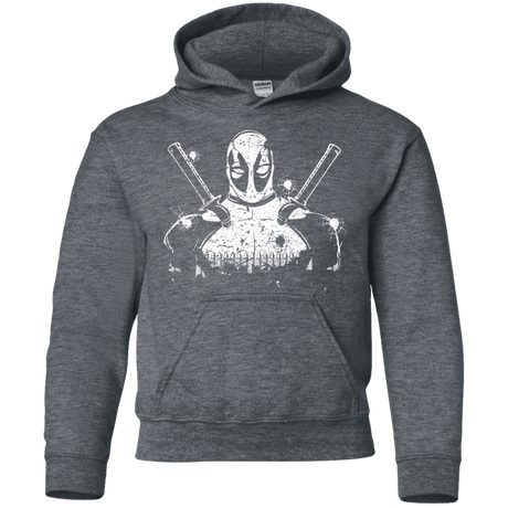 Sweatshirts Dark Heather / YS Shadow of Mercenary Youth Hoodie