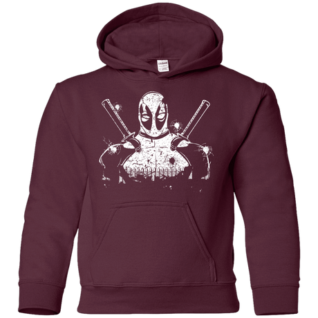 Sweatshirts Maroon / YS Shadow of Mercenary Youth Hoodie
