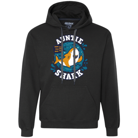 Sweatshirts Black / S Shark Family Trazo - Auntie Premium Fleece Hoodie