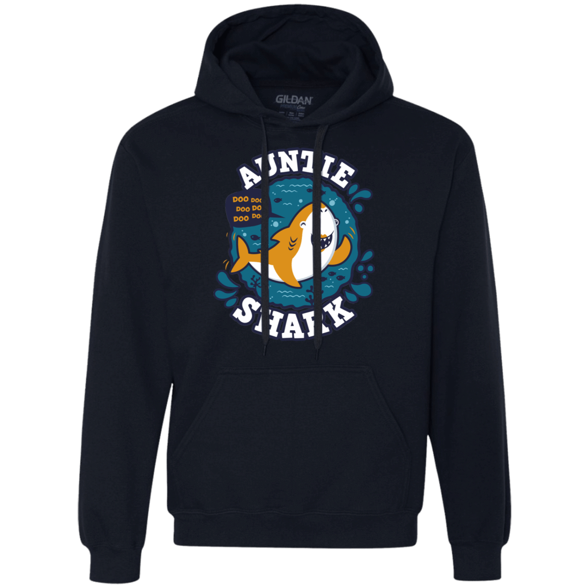 Sweatshirts Navy / S Shark Family Trazo - Auntie Premium Fleece Hoodie