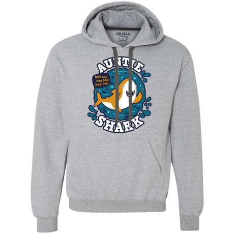 Sweatshirts Sport Grey / 2XL Shark Family Trazo - Auntie Premium Fleece Hoodie