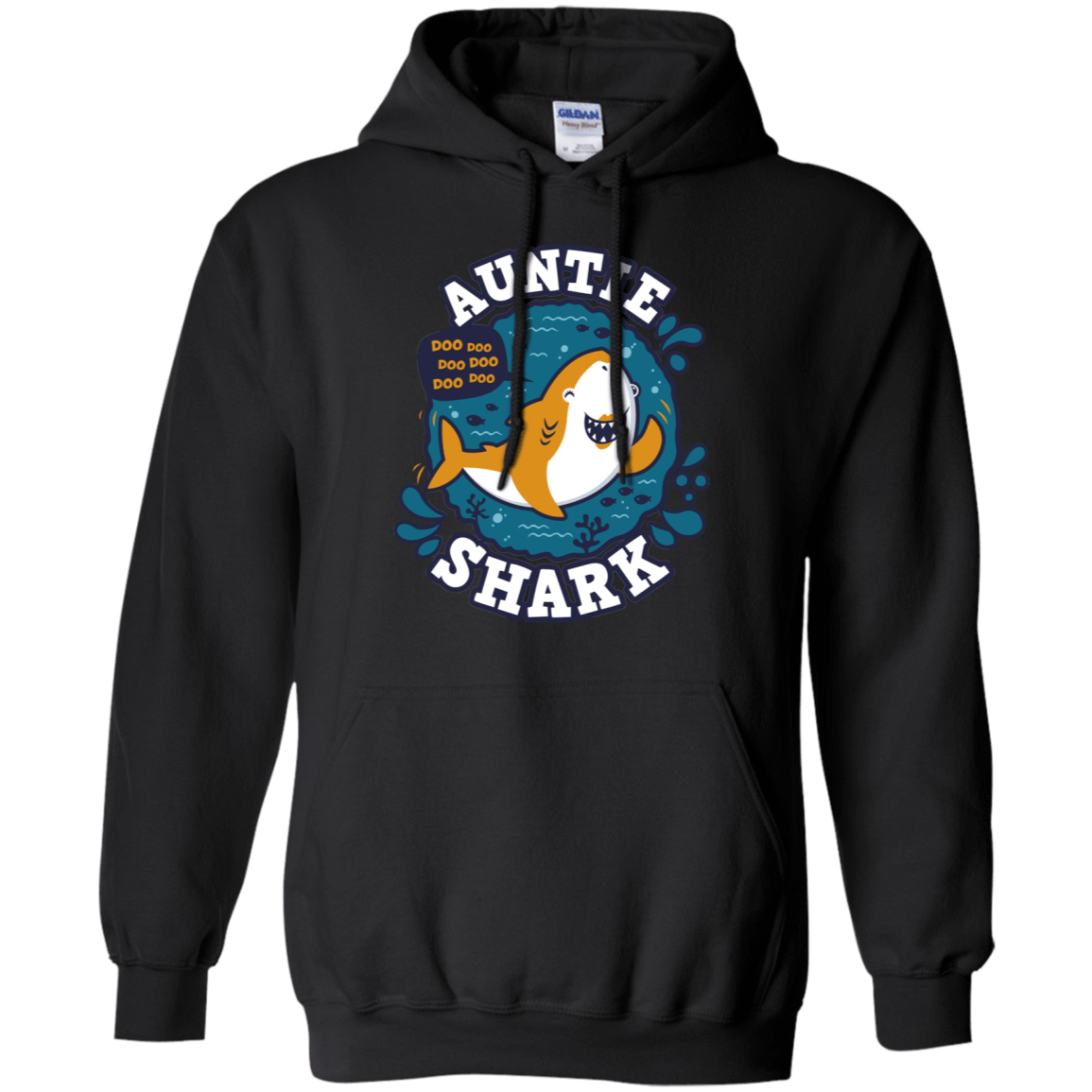 Sweatshirts Black / S Shark Family Trazo - Auntie Pullover Hoodie