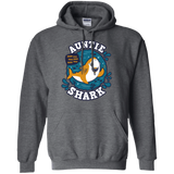 Sweatshirts Dark Heather / S Shark Family Trazo - Auntie Pullover Hoodie