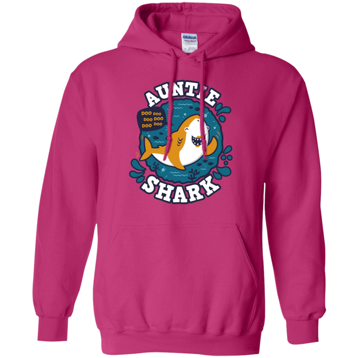 Sweatshirts Heliconia / S Shark Family Trazo - Auntie Pullover Hoodie