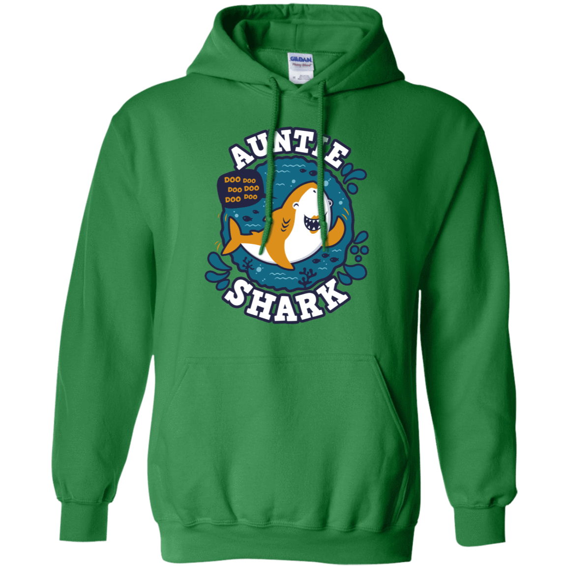 Sweatshirts Irish Green / S Shark Family Trazo - Auntie Pullover Hoodie