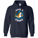 Sweatshirts Navy / S Shark Family Trazo - Auntie Pullover Hoodie