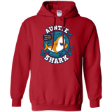 Sweatshirts Red / S Shark Family Trazo - Auntie Pullover Hoodie